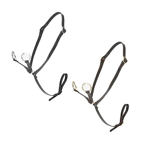 LeMieux Toy Pony Martingale - Cuero con hebillas funcionales - Juguete educativo - A partir de 8 años - Marrón