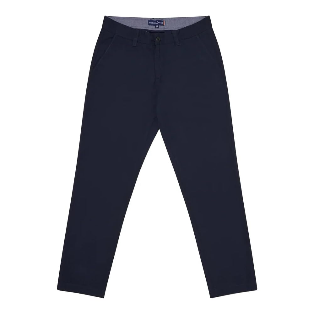 Raging Bull Men's Navy Tapered Leg Chinos (40L) (Navy)