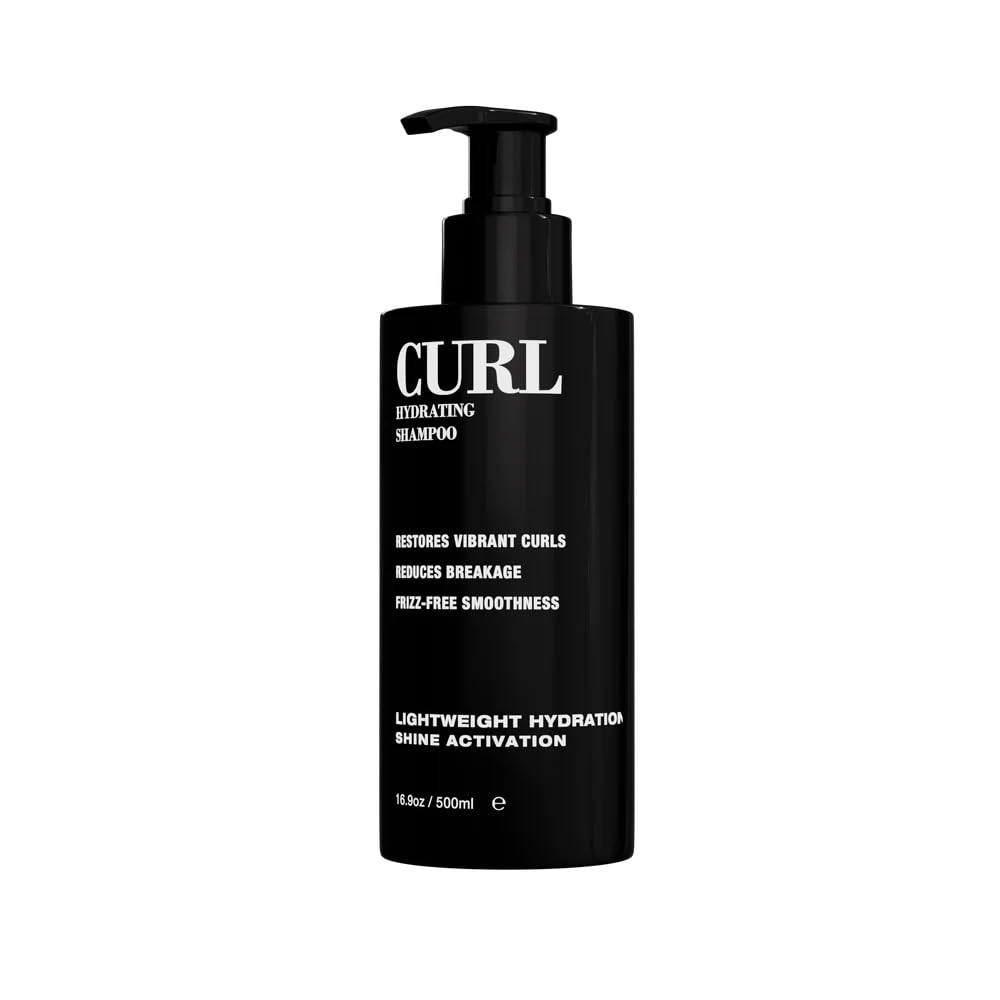 Pacinos Curl Hydrating Shampoo - Deep Moisture for Defined Healthy Curls - Lessen Frizz and Strengthen Dry Textured Hair Strands - Revitalize Damaged Curls