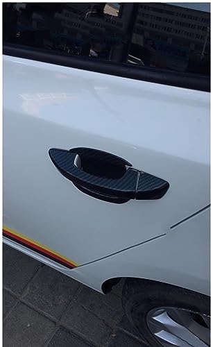 Poignées de porte Skoda Superb rayées solution chrome noir - 4