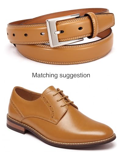 Image of CHAOREN Mens Belts Leather Gift for Men - Ideal Match for Mens Dress Shoes
