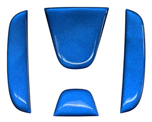 BATBERRY ドーミングエンブレム ホンダ メタリックブルー N-BOXカスタム JF3/JF4 後期 リアエンブレム リヤ用 メタリックカラー 1個