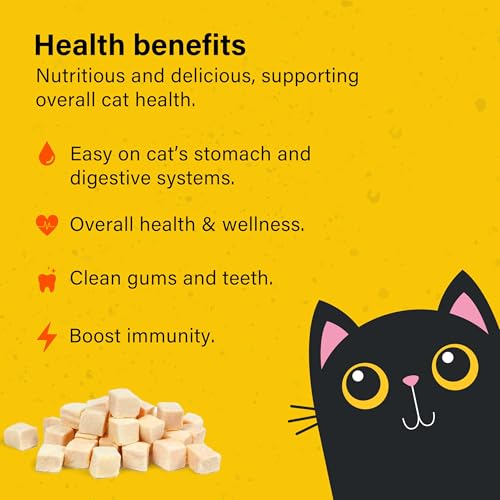 1 lb Freeze Dried Chicken Breast Cat Treats 100% Natural Chicken Nibbles Allergen-Free & Hypoallergenic for Indoor Cats & Outdoor Nutritious Grain Free for Cats 454g - Image 6