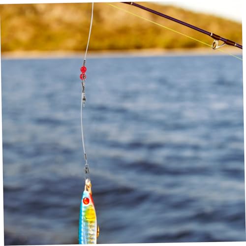 Happyyami Líderes de Pesca en Nylon y Acero Inoxidable miniatura 5