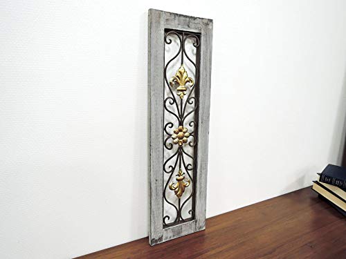Amazon.co.jp: フルールロング ウォールデコレーション アイアン