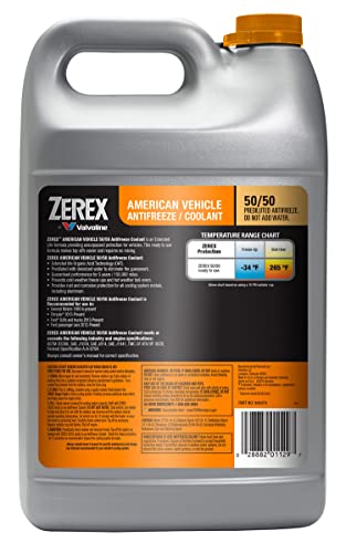 Zerex American Vehicle 50/50 Prediluted Ready-to-Use Antifreeze/Coolant 1 GA - Image 3