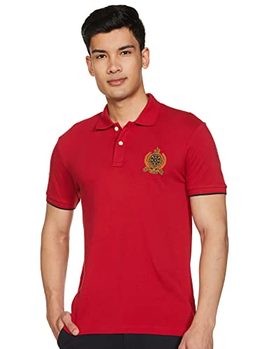 Image of Max Men Cotton Number Sleeve Slim Fit Polo