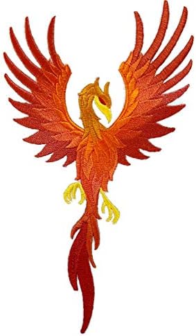 Custom Legendary Mythical Unique Dragon (Phoenix) Embroidery Iron...