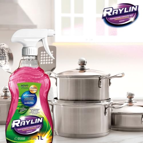 Desengraxante e Removedor Multiuso Limpeza Pesada 500ml Raylin