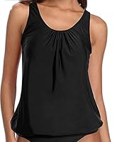 Octopus Damen MIXKINI Tankini. Das Bauchweg Figurwunder von der Insel Rügen zum selber Mixen f5690 Farbe: Oberteil unifarbend Schwarz G(SWA) OT, Gr. 46