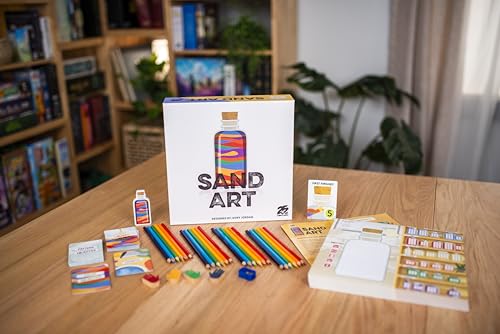 Sand Art juego de mesa de estrategia y patrones de colores miniatura 2