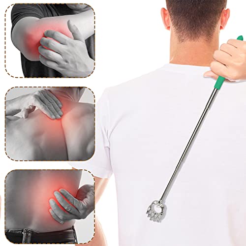 6 Pack Back Scratcher For Men Women, Christmas Stocking Stuffers Novelty Idea Bear Claw Telescopic Scratcher Back Massager Tool, Festival Birthday Christmas Gifts Extendable Back Scratcher #TOP5