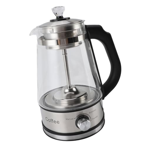Hervidor eléctrico de vidrio Yosoo 1.2L con infusor removible miniatura 7