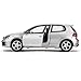 1:36 Volkswagen Golf GTI Toy Car, Diecast Pull Back Model Car, Doors Open, Collection Kids Toy for Aged 3 and up, Gift Silver
