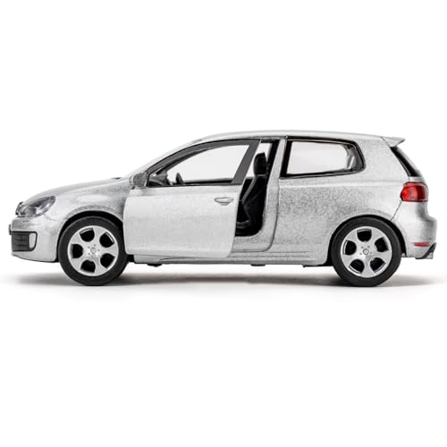 Volkswagen Golf GTI modelo 1:36 plata miniatura 6