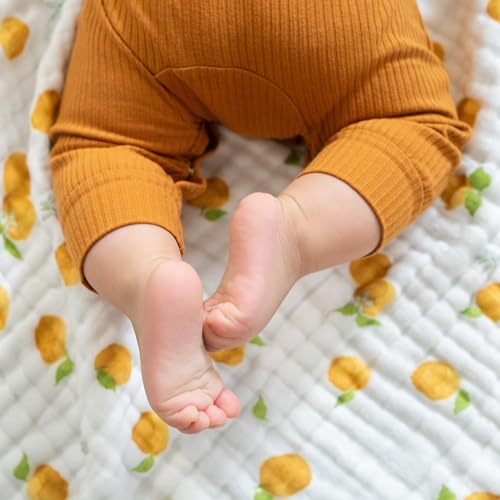 Image of aden + anais Boutique 100% Cotton Muslin Dream Blanket, Perfect for Babies, Infants and Toddlers, Crib Blanket, Nursery Essential, Fresh Fruit