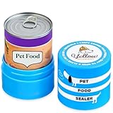 Yellow Hydrant The Original Canned Dog Food Storage Container Patent Pending Reusable Airtight Can Cover Pet Food Sealer - Keeps Dog Food Can Fresh in the Fridge, Eliminates Odor, Easy to Use