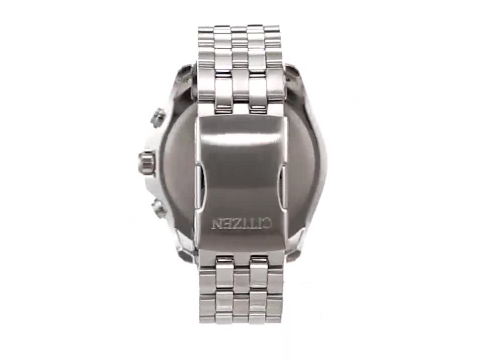 Citizen Herren-Armbanduhr Analog Quarz Edelstahl AT9030-55L 