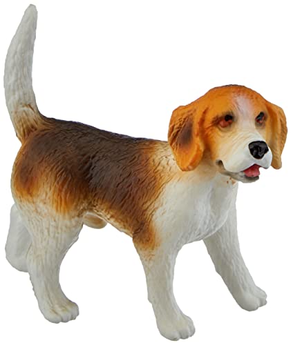 Bullyland 65424 - Spielfigur Beagle, ca. 6,2 cm große Tierfigur, detailgetreu, PVC-frei, ideal als Tortenfigur und…