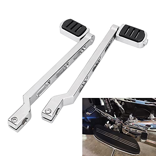 Ydlmt 9.84" Extended Chrome Heel Toe Shift Lever Shifter Peg Fit For Harley Fl Softail 1986-Later, Touring Road King Street Electra Glide 1988-Later #TOP2