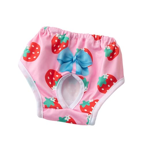 REElua Dog Period Brief パンツ パンティー ソフト Suspener 快適パンツ 洗えるパッド 洗える女性用犬用おむつ