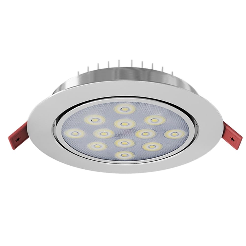 Klobvtt Recessed Downlight LED Ceiling Spotlight Accent Lighting Indoor Flush Mount Accent Spot Lamp Mini Directional Spotlights Ceiling Downlights for Living Room Bedroom Hallway