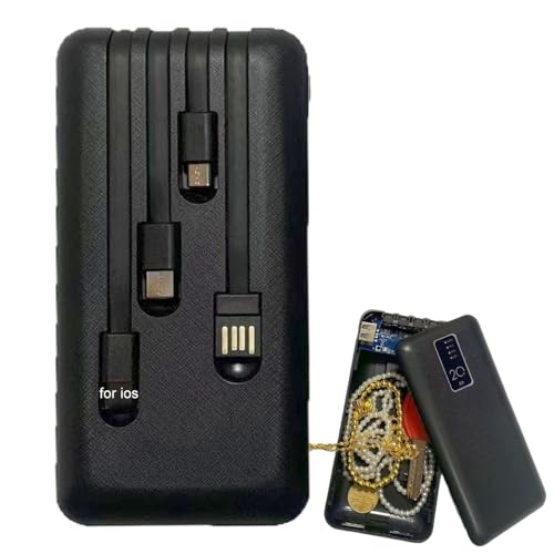 Secret Safe - Power Bank Forme Disguised Précieux Conteneurs, Dervingion Power Bank Box Boîte, Compartiment Secret Caché | Cachette De Cachette Pour Les...