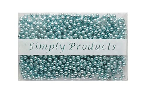 UKDeals Direct UKDD® 10m Long Christmas Bead Chain - Christmas Shiny Bead Garlands - Christmas tree Decorations (Ice Blue) - Image 3
