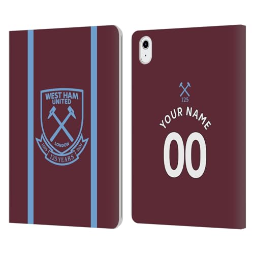 Coque West Ham United FC pour iPad Air, étui personnalisable en cuir
