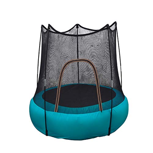 MELAG Trampolín Fitness Cama Elástica Trampolín Inflable Niños Trampolín Inflable Cama de Salto Inflable Trampolín de Juego Infantil al Aire Libre (118 * 112 cm)