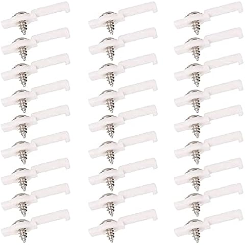 100 Pieces Light Strip Clips, Strip Light Holder Fastener, Light Strip Fixing Clip, Mounting Brackets Clips, Light Mounting Brackets, for 10mm Wide LED Strips Lights Cover