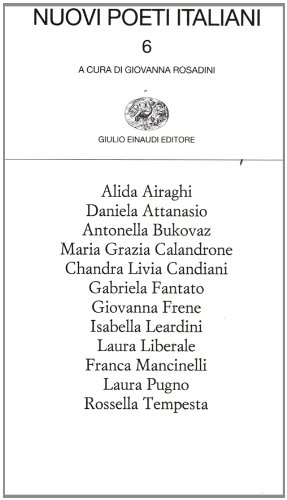 Nuovi poeti italiani: 6 Nuovi poeti italiani: 6
