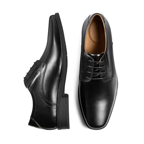 Image of Mens Oxford Leather Business Casual Shoes | Office Shoes