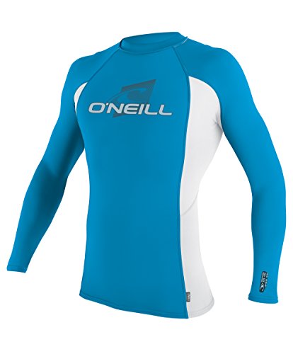 Image of O'Neill Youth Premium Skins Long Sleeve Rashguard, UPF 50+ Sun and Rash Protection, Buttery Soft Tight Fit