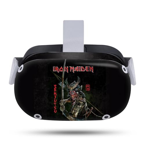 Head Case Designs Officially Licensed Iron Maiden Senjutsu Album Cover Graphic Art Vinyl Sticker Skin Decal Cover Compatible with Meta Quest 2