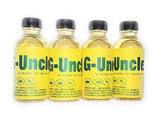 Image of g uncle g white phenyl Concentrate Pure high long lasting fragrance with heavy germ protection natural floor cleaner and chemical free 100ml X4 (pack of 4)