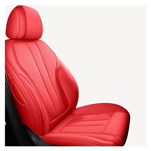 Couverture siege auto cuir rouge contre usure et taches Toyota Land Cruiser Prado