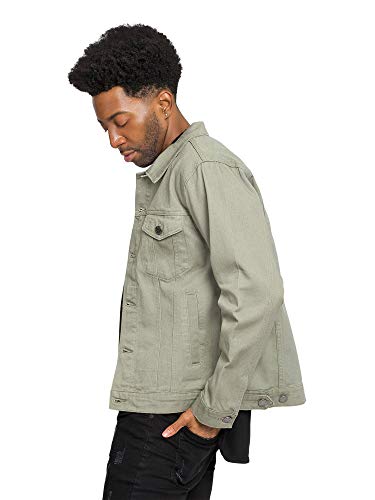Image of VICTORIOUS Men's Distressed Denim Jacket