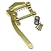 Dopro Guitar Vibrato Tailpiece Tremolo Bridge Flat Top Body Tremolo Vibrato Bridge Fits for Electric Guitars Gold