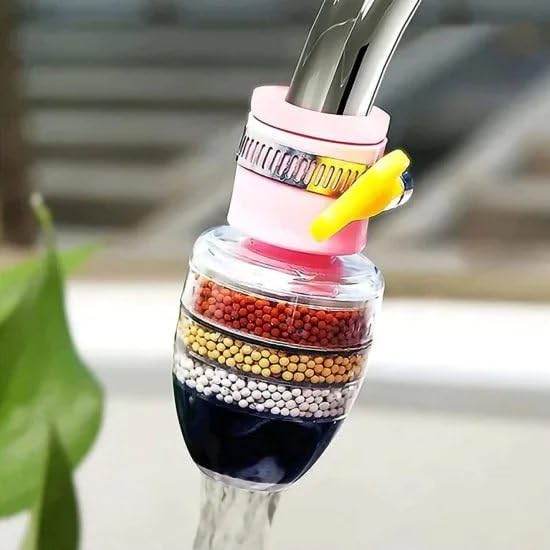 Aider 5 Layer Tap filter Multilayer | Activated Carbon Faucet Water Filters Universal Interface Home Kitchen Faucet Tap Water Clean Purifier Filter Cartridge Five Layer Water Filter-Pack of 1-image-47