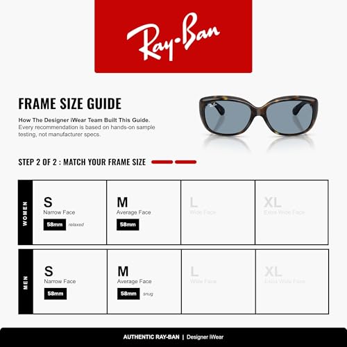 Image of Ray-Ban RB4101 Jackie Ohh Square Sunglasses for Men for Women