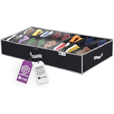 HOLDN' STORAGE Under Bed Shoe Storage Organizer Cover