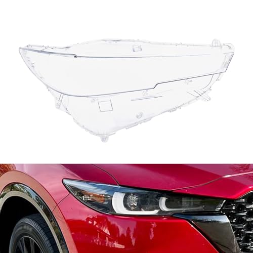 Tsomony - for 2022 2023 2024 Mazda CX-5 Right Front Headlight Lens Cover Passenger Side Replacement Clear Lens Cover