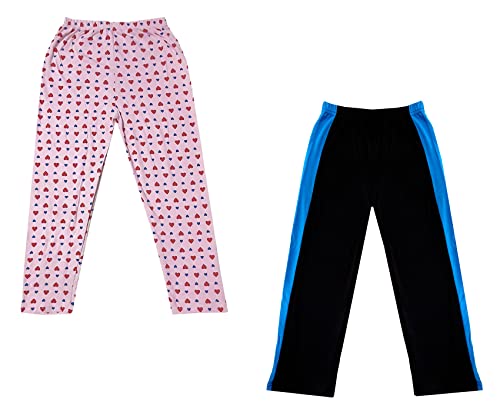 Image of indi weaves Boys and Girls Cotton Solid and Printed Pyjama /Pant /Trackpants