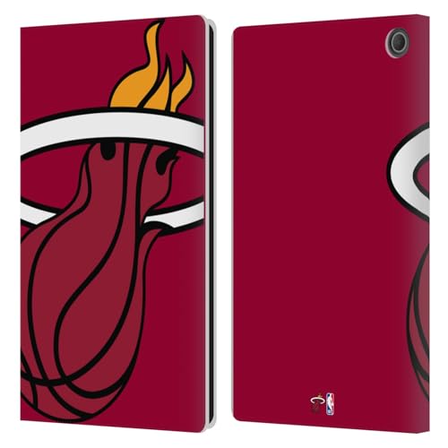 Étui portefeuille Fire Max 11 Amazon avec logo surdimensionné Miami Heat NBA