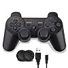 Game Controller, Wireless Controller bedraad voor PA3, Double Shock 6-assige Bluetooth Gamepad Control met oplaadkabel…