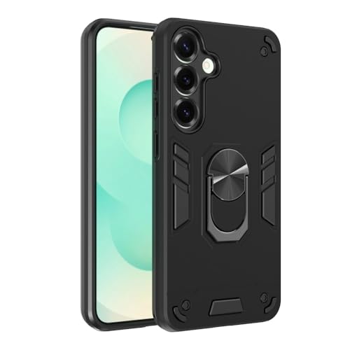 Image of NDCOM for S25 Plus Back Cover | Shockproof Durable S25 Plus Case | Ring Holder Case