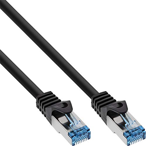 Preisvergleich Produktbild InLine Patchkabel, Cat.6A, S / FTP, TPE flexibel, schwarz, 40m