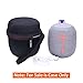 LTGEM Hard Travel Carrying Case for Ultimate Ears WONDERBOOM 4/3 / 2 Portable Waterproof Bluetooth Speaker, Black+Blue