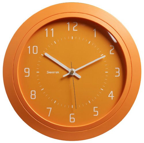 オレンジ色 アナログ置時計 曜日付き Amazon.co.jp: Smartek(スマーテック) 壁掛け時計 アナログ表示 連続